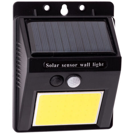 Applique murale LED solaire 4W avec capteur PIR 300Lm