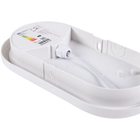 Plafonnier LED 9W 900Lm 4200ºK IP54 Harlow 40 000H  [HO-DLOVB-1OW-W]