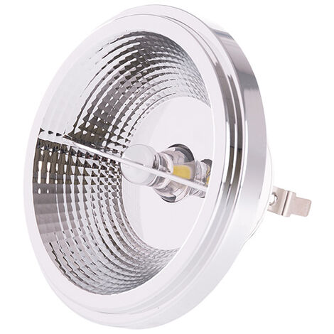 Standard 12 V Réflecteur LED AR111 G5,3 500lm 8W 2700K Alu