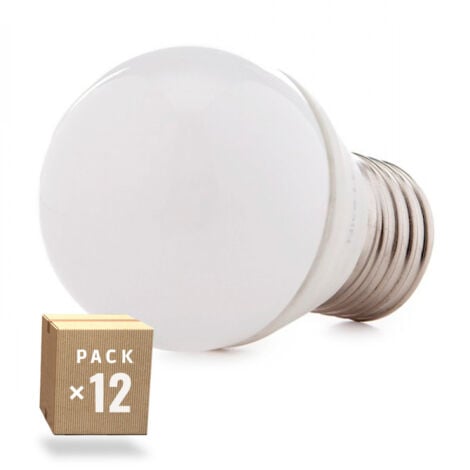 Pack 12 Ampoules LEDs 2835SMD E27 5W 410Lm 40.000H