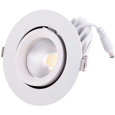 Spot Downlight LED 20W 3000Lm 2700ºK Circulaire Orientable 40 000H [HO-COB-C-OR-20W-WW]