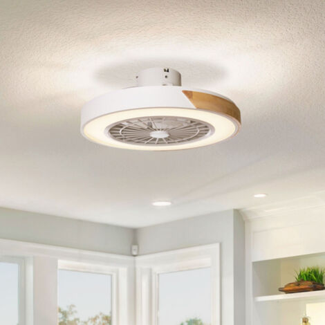 Ventilateur Plafond Ateroll 76cm Avec LED - Télécommande 6 Vitesses