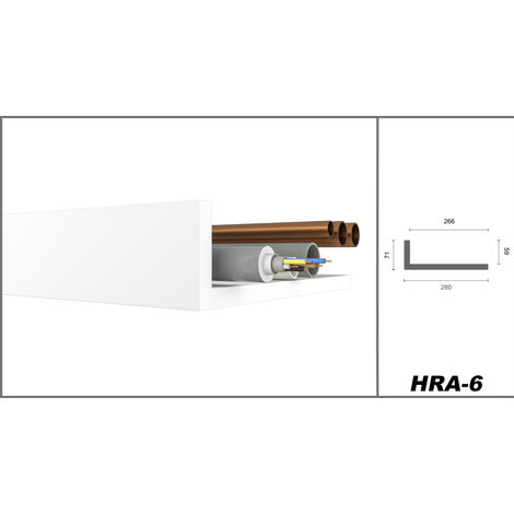 FUX 2 Stück Einzel Heizungsrohr Rosette, Extra Großer Außen- 85mm