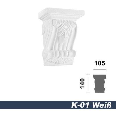 Netuno 5 Styropormedallions 12cm - Weiße Scheiben Zum Basteln & Dekorieren