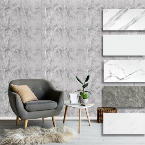 Selbstklebende Marmor Folie 0,6x3m - Abnehmbare Wandpaneele Wasserdicht