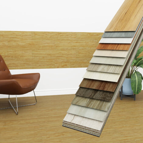 HEXIM Vinyldielen 0,97m² selbstklebend PVC Wandverkleidung Bodenbelag Holzoptik 91x15cm Paneele: 7 Dielen / 0.97 m², 2601-5  Honey Oak