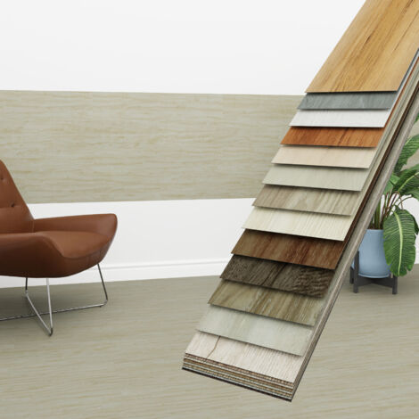 HEXIM Vinyldielen 0,97m² selbstklebend PVC Wandverkleidung Bodenbelag Holzoptik 91x15cm Paneele: 7 Dielen / 0.97 m², 2601-12 Soft Maple