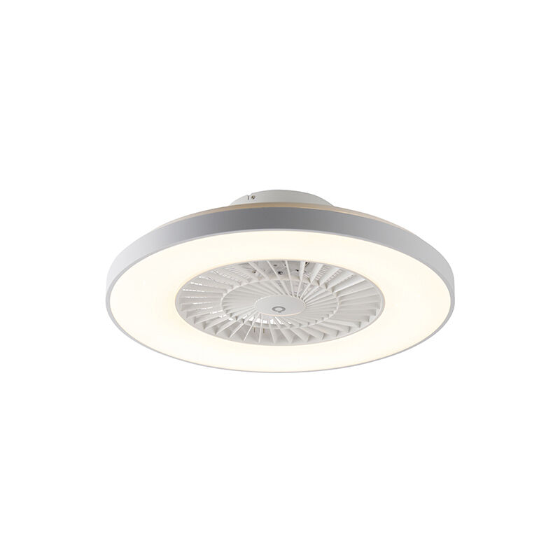 Ventilador de techo moderno con kit de luz reversible, lámpara LED con  mando a distancia, 96 W, ventilador silencioso para cocina, salón,  habitación