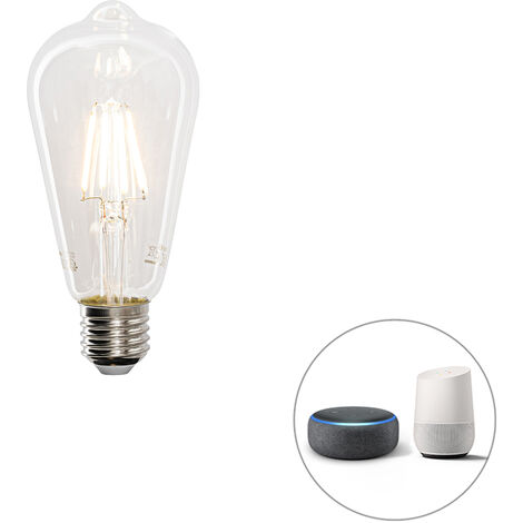 Bombilla LED SMART WI-FI Edison 6,5W E27 regulable