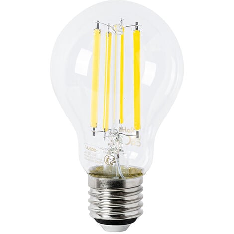 Bombilla LED estándar E27 regulable A60 8W filamento gold 2200K 950Lm