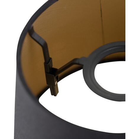 Pantalla Terciopelo Negro/oro 20/20/20 | Leroy Merlin