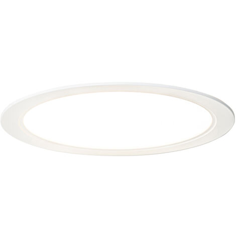QAZQA Professional Moderno Foco empotrado blanco 17 cm con LED regulable en 3 pasos en Kelvin - Stephanie Plástico Redonda Incluye LED Max. 1 x 18 Watt (1/4)