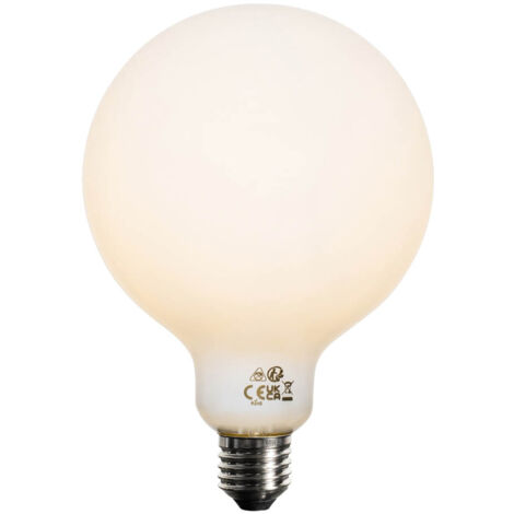 LUEDD Bombilla LED regulable E27 opal G125 5W 450lm 2700K