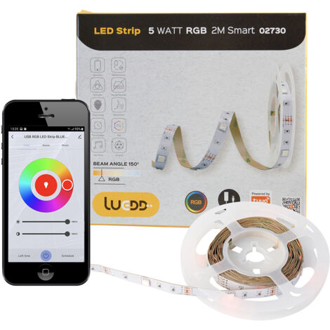 LUEDD Tira LED inteligente RGB 3 metros 5W (1/5)
