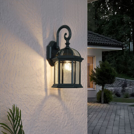 QAZQA Clásico/Antiguo Lámpara de pared de exterior clásica verde antiguo IP44 - Glasgow Aluminio Otros Adecuado para LED Max. 1 x 15 Watt
