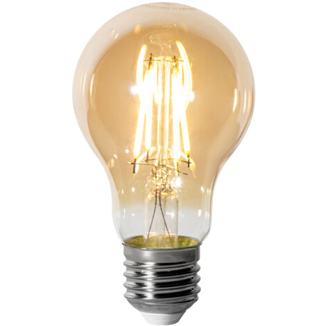 LUEDD Bombilla LED E27 A60 Dorada Regulable 5W 500 lm 2700K (1/3)
