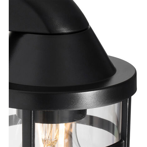 Lampada Da Parete Esterna Qazqa Kansas - Design Moderno Industriale, Colore Ruggine, IP44, Attacco E27 Max 60W