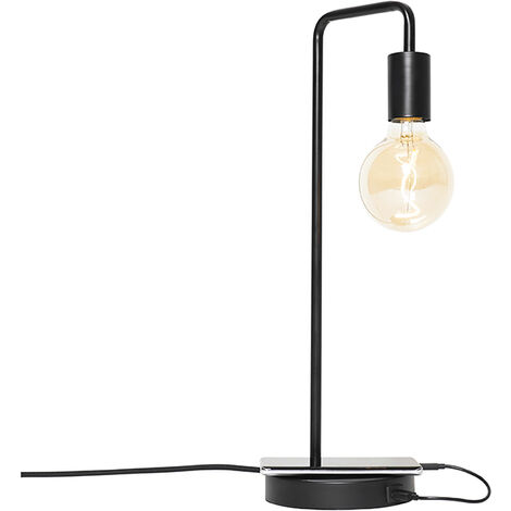 LAMPARA LED LUPA PROFESIONAL MOONLIGHT NEGRA