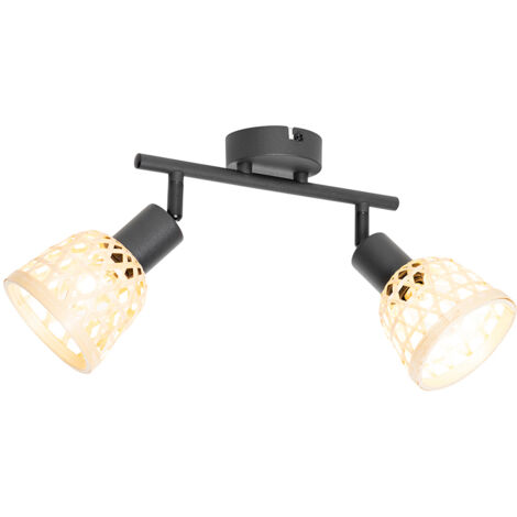Qazqa Oriental Oriental Ceiling Lamp Gold 19 Cm - Mowgli Round Steel - View #3