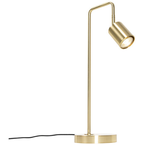 QAZQA Moderno Lámpara colgante negra con pantalla verde 50 cm - Combi 1