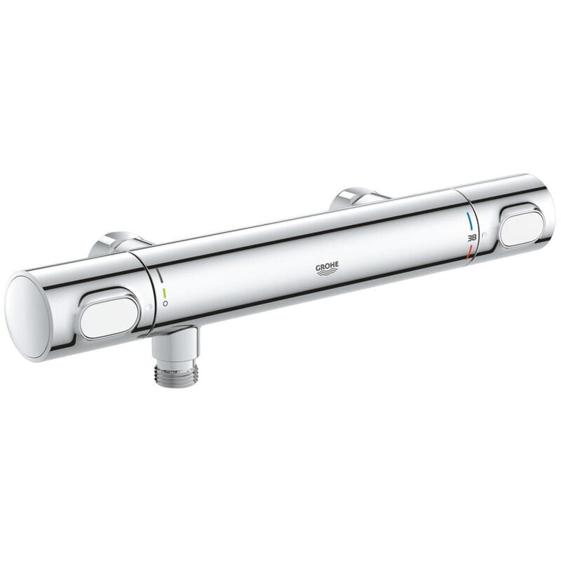 Grohe Precision Flow Mitigeur de douche thermostatique, SafeStop, Chrome  (34840000)