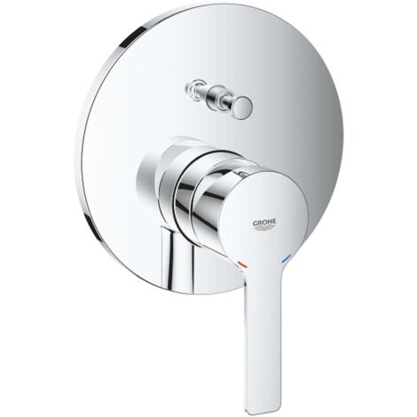 Grohe – Mitigeur de douche encastré monocommande avec cartouche SilkMove – Finition chrome – Installation rapide – 24064001 (1/10)