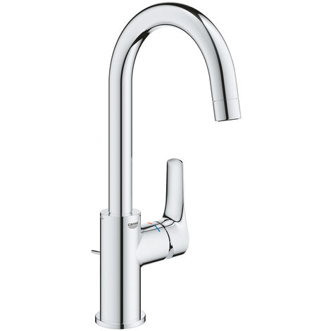 EUROSMART Mitigeur monocommande de lavabo Taille L, avec vidage, Chrome (23970003) (1/5)