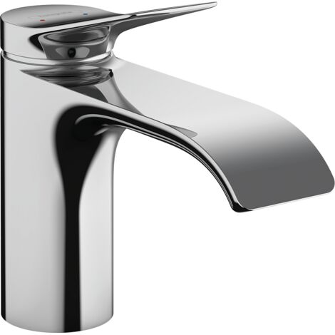 Hansgrohe – Mitigeur de lavabo 80 75012000 – Finition chrome – Hauteur sous bec 80 mm – Jet rectangulaire – Débit 5 l/min