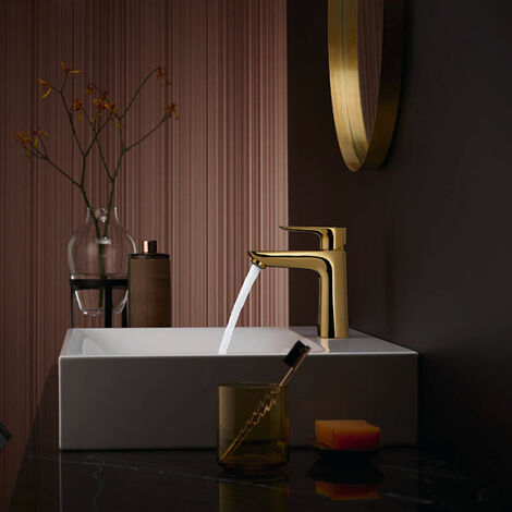 Mitigeur Lavabo Hansgrohe Talis E - CoolStart, économie D'eau, Chromé - Hauteur Bec 11cm, Tirette Vidage