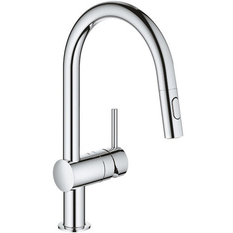 Grohe Mitigeur pour évier chromé avec bec orientable (32321002) (1/4)
