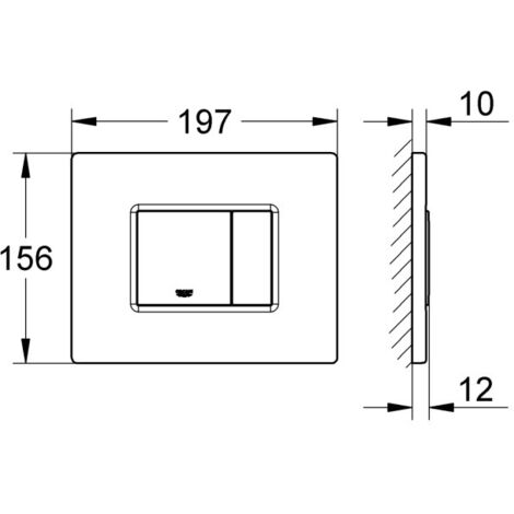 Grohe Skate Cosmopolitan Plaque de commande (38732DL0)