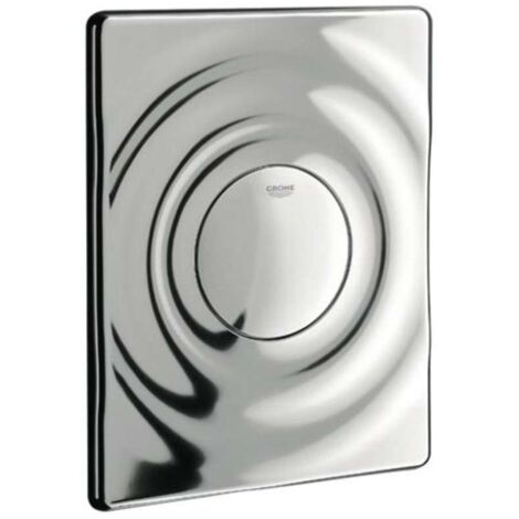 Grohe – Plaque de commande WC chromée – Finition métal – Dimensions 156 x 197 mm – Activation manuelle – 37063000