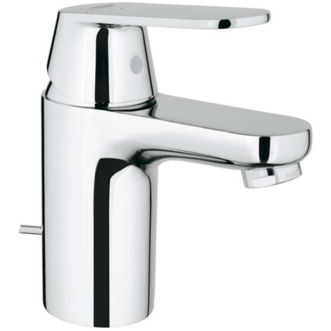 Mitigeur de lavabo monocommande taille S – Finition chromée GROHE StarLight – Débit 5,7 l/min – Montage monotrou avec système QuickFix - 2337700E (1/10)