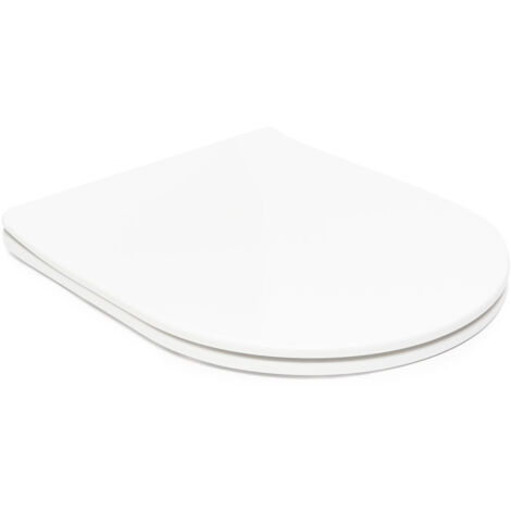 Swiss Aqua Technologies – Abattant WC Infinitiorimless – Softclose blanc – ABS – Dimensions 42x36,5x3,5cm – Confort optimal pour salle de bain moderne