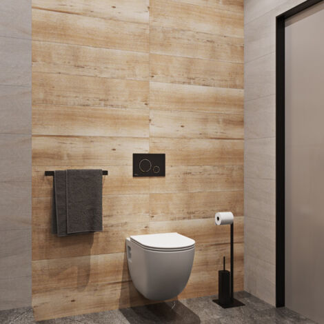 Villeroy & Boch Pack WC Bâti-support Villeroy & Boch ViConnect + WC sans bride SAT + Abattant SoftClose + Plaque Blanche (ViConnectProject-2)