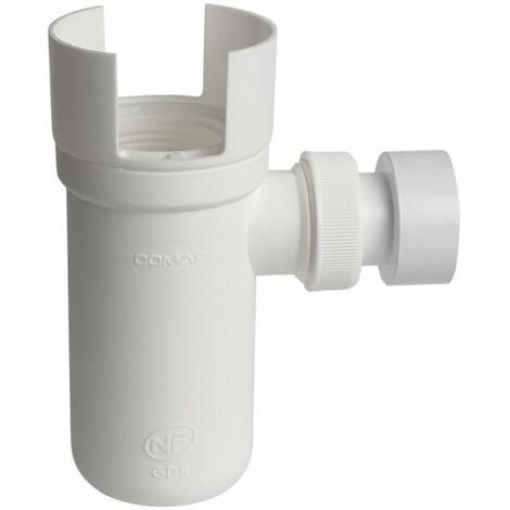 Comap Lot de 10 Comap Siphon de groupe de sécurité avec déflecteur 26x34, 32 mm, blanc (887718-GVP10)
