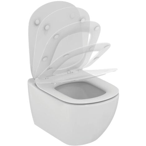 Grohe Rapid SL + Cuvette TESI aquablade/abattant frein de chute + Plaque de commande + Set d'isolation phonique (Autoportanttesi1)