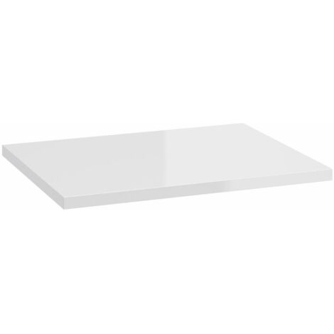 Naturel – Plan de travail stratifié blanc 60x2,5x46 cm – STILLAF06007B – Pour bois dur – Certification FSC – Idéal pour chantiers humides (1/5)