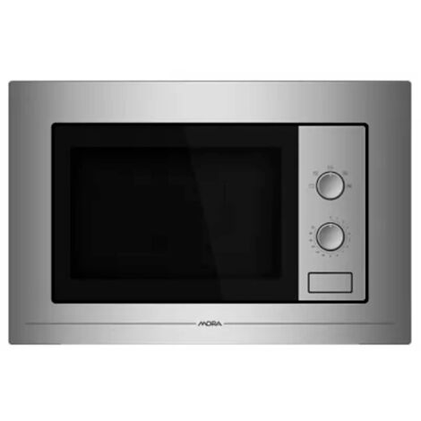 Four à micro-ondes encastrable 20L 800W – VMT125X – Acier inoxydable – 5 niveaux de puissance – Fonction dégivrage automatique – Mora