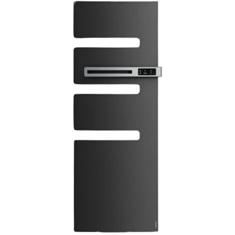 Atlantic – Sèche-serviette électrique connecté 500W – Largeur 55 cm – Hauteur 122,3 cm – Mât à droite – Acier anthracite (1/2)