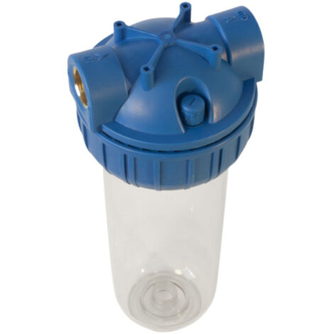 Swiss Aqua Technologies Bol pour filtres universels 10', raccord 3/4', livré complet et prêt à raccorder, avec 2 filtres, charbon actif (SATHF34X2) (1/4)
