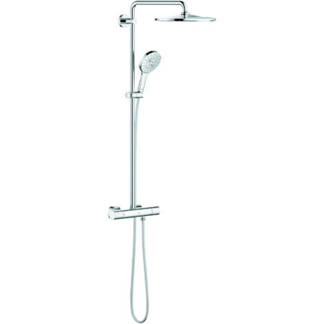 Grohe – Colonne de douche hydromassante Rainshower SmartActive 310 26647000 – Mitigeur thermostatique – Douchette 3 jets – Chrome – Débit 7l/min (1/10)