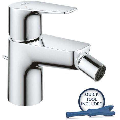 Grohe – Mitigeur de bidet avec vidage – Finition chrome – Cartouche céramique 28 mm – Débit 5 l/min – 23345001 (1/5)
