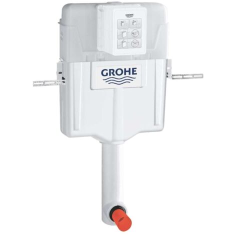 Grohe – Réservoir de chasse d'eau 6 à 9 litres – Soupape d’évacuation pneumatique – Compatible plaques de commande – 38661000
