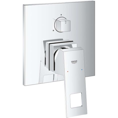 Eurocube mitigeur monocommande 3 sorties avec inverseur, chrome (G24094000) (1/7)