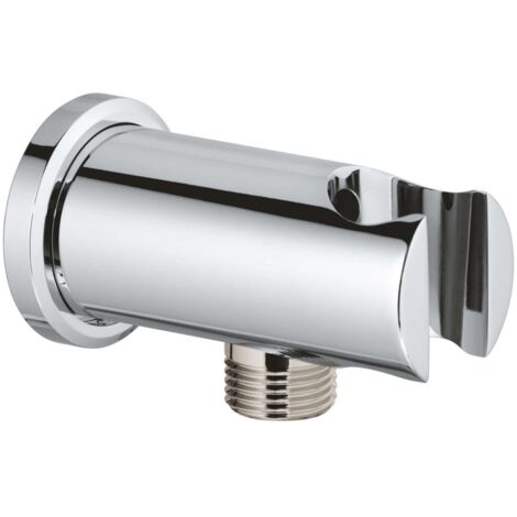 Grohe – Coude de raccordement pour douche – Raccord fileté DN 15 (1/2') – Métal et plastique – Installation murale – 26658000