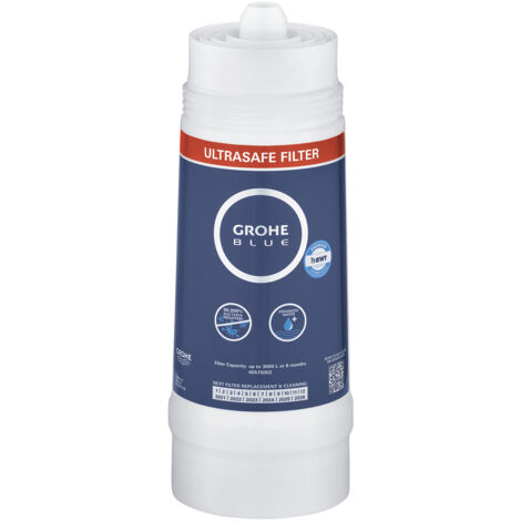 Filtre sur robinet 40575002 – Filtration eau UltraSafe – Compatible avec GROHE Blue – Pour eau potable et cuisine
