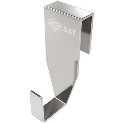 Swiss Aqua Technologies Crochet suspendu en acier inoxydable pour écran de douche SAT Walk-In, pose facile sans perçage, inox (SATWIHACEK) (1/3)