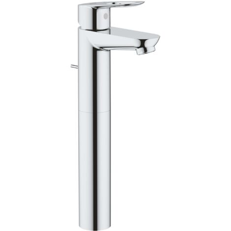 Grohe – Mitigeur de lavabo monocommande 32856000 – Finition chrome – Cartouche céramique 28mm – Système de montage rapide – Mousseur inclus (1/5)