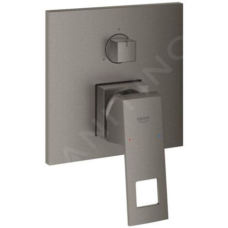 Eurocube mitigeur monocommande 3 sorties avec inverseur, gris (G24094AL0) (1/5)